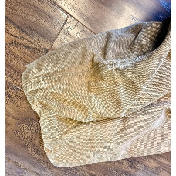 VTg Carhartt Made In USA Jacket 5XL Duck Canvas Quilted FRJ195 BRN - Picture 5 of 9